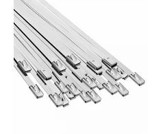 Laido tvirtinimas 25 vnt. 4,6 x 150 mm Sidabrinė