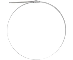 Laido tvirtinimas 25 vnt. 7,9 x 500 mm Sidabrinė