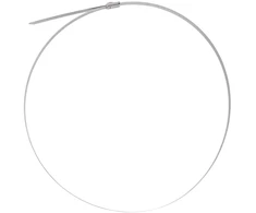 Laido tvirtinimas 25 vnt. 7,9 x 600 mm Sidabrinė
