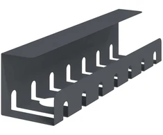 Laidų tvarkymo dėžutė po stalu 2 vnt. Antracito 43 x 10 x 10 cm
