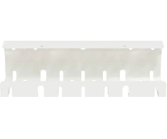 Laidų tvarkymo dėžutė po stalu 2 vnt. Balta 43 x 9 x 11 cm