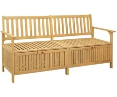 Laikymo suolas su saugykla 170 x 63 x 84 cm Solu Acacija