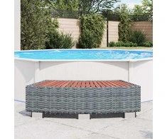 Laiptelis Spa baseinui, 92x45x25cm, poliratanas