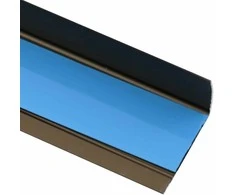 Laiptų profiliai 30 vnt. Ruda 67 x 3 x 2 cm Aliuminis