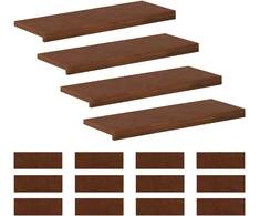 Laiptų danga 16 vnt. 70 x 25 x 2 cm Tamsiai rudas