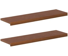 Laiptų danga 2 vnt. 100 x 25 x 2 cm Tamsiai rudas