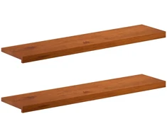 Laiptų danga 2 vnt. 110 x 30 x 2 cm Ruda Kietas ąžuolo medis