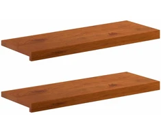 Laiptų danga 2 vnt. 80 x 30 x 2 cm Ruda Kietas ąžuolo medis
