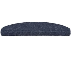 Laiptų kilimėliai, lipnūs, 20 vnt., mėlyni, pusapvaliai, dideli, 65x21x4 cm