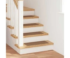 Slydimui atsparūs laiptų kilimėliai 15 pcs Geltona 60 x 25 cm