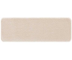 Slydimui atsparūs laiptų kilimėliai 15 pcs Kreminė 60 x 25 cm