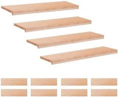 Laiptų pakopos 12 vnt. 100 x 25 x 2 cm Natūrali