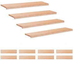 Laiptų pakopos 12 vnt. 110 x 30 x 2 cm Natūrali