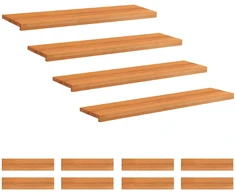 Laiptų pakopos 12 vnt. 120 x 30 x 2 cm Šviesiai rudas