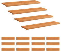 Laiptų pakopos 16 vnt. 110 x 25 x 2 cm Šviesiai rudas