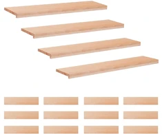 Laiptų pakopos 16 vnt. 120 x 30 x 2 cm Natūrali