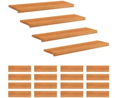 Laiptų pakopos 20 vnt. 100 x 30 x 2 cm Šviesiai rudas