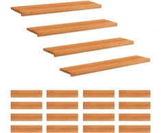 Laiptų pakopos 20 vnt. 110 x 30 x 2 cm Šviesiai rudas