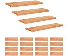Laiptų pakopos 20 vnt. 90 x 25 x 2 cm Lakas Kietas bukas medis