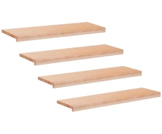 Laiptų pakopos 4 vnt. 100 x 25 x 2 cm Natūrali