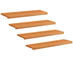 Laiptų pakopos 4 vnt. 100 x 25 x 2 cm Šviesiai rudas