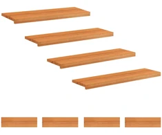Laiptų pakopos 8 vnt. 100 x 25 x 2 cm Šviesiai rudas