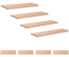 Laiptų pakopos 8 vnt. 90 x 25 x 2 cm Natūrali