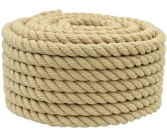 Laivo virvė 18 mm 25 m Natūrali