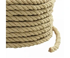 Laivo virvė 10 mm 25 m Natūrali