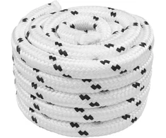 Laivo virvė 2.5 mm 50 m Balta Poliesteris