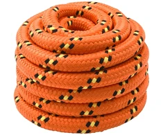 Laivo virvė 3 mm 25 m Oranžinė PP