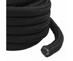 Laivo virvė 4 mm 25 m Juoda