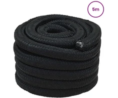 Laivo virvė 5 m 5 Juoda PP