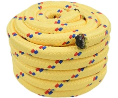 Laivo virvė 50 mm 25 m Geltona polypropylène