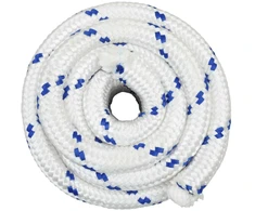 Laivo virvė 60 mm 5 m Balta ir mėlyna polypropylène