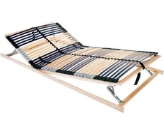 Lova Lamelinis lovos pagrindas Ruda 140 x 190 cm Kietas bukas medis