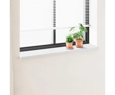 Langų palangė Balta 140 x 30 x 4,5 cm PVC