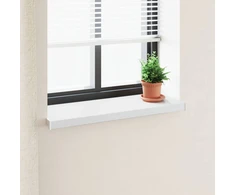 Langų palangė Balta 60 x 35 x 4,5 cm PVC
