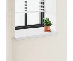 Langų palangė Balta 60 x 50 x 4,5 cm PVC