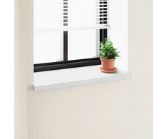 Langų palangė Balta 80 x 45 x 4,5 cm PVC