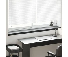Langų palangė Juoda su medienos tekstūra 140 x 20 x 4,5 cm PVC