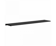Langų palangė Juoda su medienos tekstūra 160 x 35 x 4,5 cm PVC