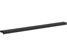 Langų palangė Juoda su medžio raštu 160 x 15 x 4,5 cm PVC