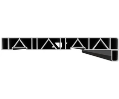 Langų palangė Marmurinė tekstūra 120 x 20 x 4,5 cm PVC