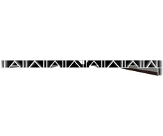 Langų palangė Ruda mediena 120 x 40 x 4,5 cm PVC