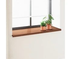 Langų palangė Ruda mediena 160 x 50 x 4,5 cm PVC