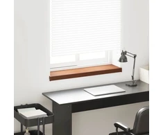 Langų palangė Ruda mediena 80 x 25 x 4,5 cm PVC