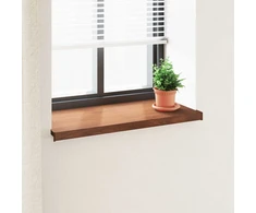 Langų palangė Ruda mediena 80 x 45 x 4,5 cm PVC