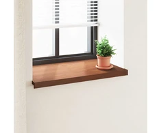 Langų palangė Ruda mediena 80 x 50 x 4,5 cm PVC