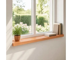 Langų palangės 2 vnt. Lakas 70 x 20 x 2 cm Kietas bukas medis